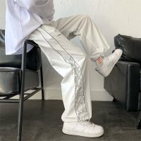 Streetwear White Cargo Pants Men Oversize Wide Pants Harajuku Sweatpants Fashion Joggers Skateboard Pants Techwear 2022New