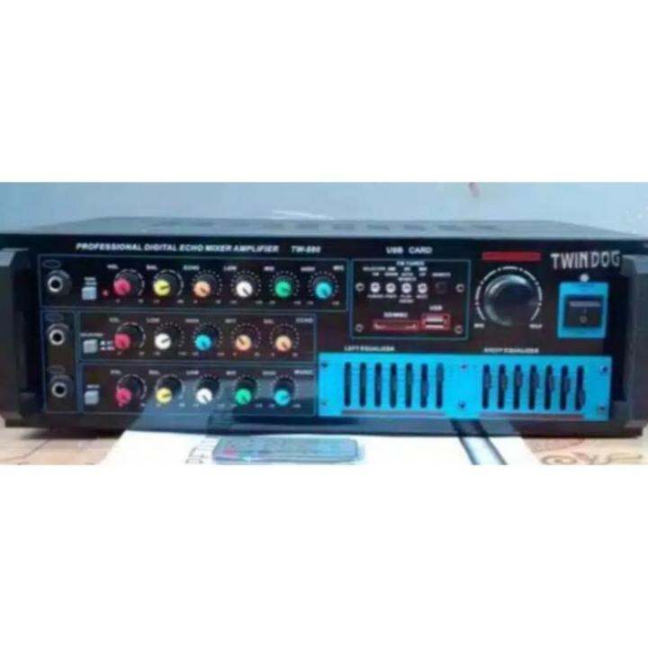 TERBARU TWIN DOG , TD , AV TW 880 USB , Twindog , Amply , Ampli