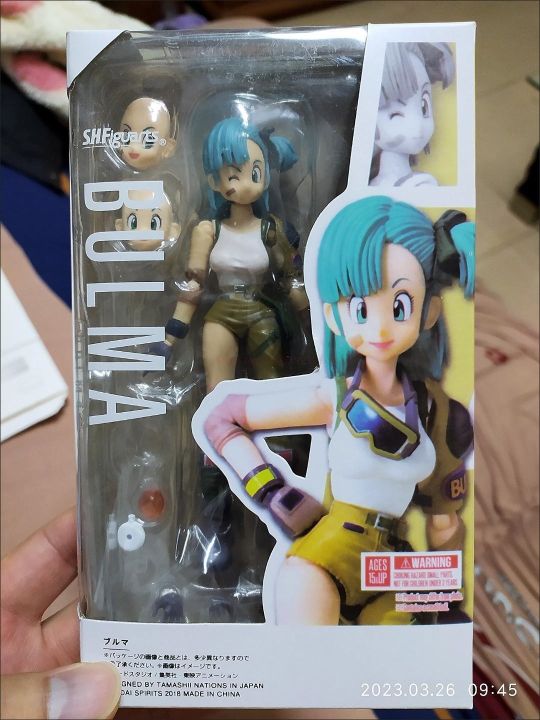 ลองต่อดูว่า-รูปปั้นทหารของสะสมทำจากภาพอนิเมะรูปมังกร-bulma-mfg-ซีรีส์-shf-ตุ๊กตา-pvc