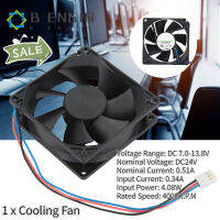 【มีของพร้อมส่ง】COD SHLF0824FBE-31 DC 24V Double Ball Bearing Cooling Fan 3pin 4000RPM with Large Air Volume