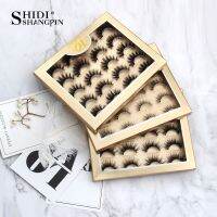 SHIDISHANGPIN 5/10 pairs False Eyelashes 3D Mink Eyelashes Natural Dramatic Volume Mink Lashes Extension Mink Eyelashes Fake