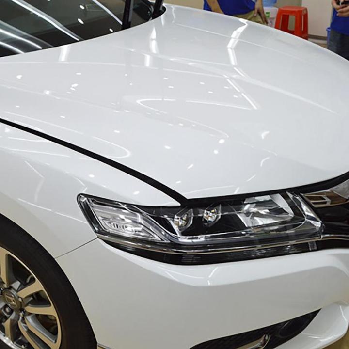 อุปกรณ์ดูแลรถแว็กซ์ชนิดขี้ผึ้งสีขาวสำหรับรถ-suv-car-rv-ไฟหน้ากระจกฮับโลโก้โลหะรถสีขาว