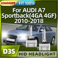 Kingsofe Hid ซีนอน D3s 6000K 35W หลอดไฟไฟหน้ารถสำหรับ Audi A7 Sportback 4ga 4gf 2010 2011 2012 2013 2014 2015 2016 2017 2018