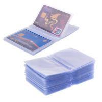 PVC Waterproof Transparent Card Holder Inside Bags 10 Sheets 20 Slots Men Women Credit Passport Card Bag ID Passport Card Wallet