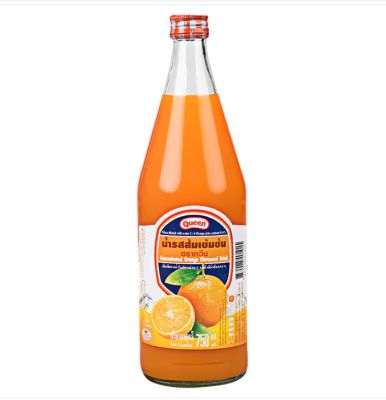 ควีน น้ำผลไม้เข้มข้น น้ำส้มเข้มข้น ตราควีน ขนาด 750 มล