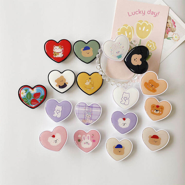 cw-cartoon-cute-love-heart-korea-griptok-foldable-mobile-phone-holder-stand-for-samsung-smartphone-finger-grip-ring-cket