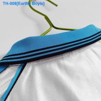 ☏▦﹍ Eartha Boyle Marseille throwback jerseys of the 1998/99 season marseille home football coat custom printed