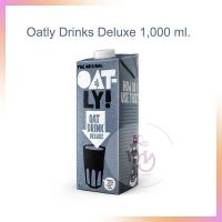 Oatly Drinks Deluxe 1,000 ml.โอ๊ตลี่ดริ้งค์ ดีลักซ์ นมข้าวโอ๊ต รสชาติโอ๊ตเข้มข้น Plant based milk Oat Milk นมวีแกน แพ้แลคโตส นมโอ๊ต นมพืช