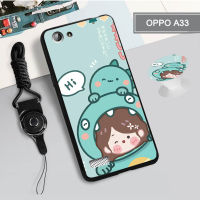 สำหรับ OPPO A33/NEO 7/A35 2015/F1/F1f/F1w/F1fw/A37/NEO 9/กระจก5/R1201/A52/A92ซิลิคอนนุ่มพร้อมแหวนและเชือก