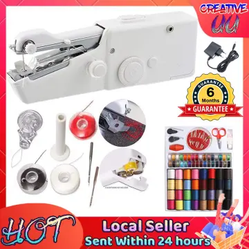 Portable Mini Hand Sewing Machine - Cordless Electric Stitch Needlework Set