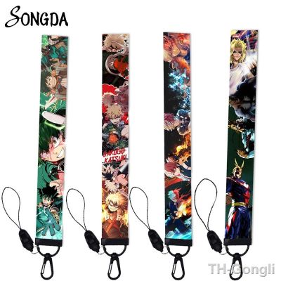 【hot】☋㍿  Anime Academia Cartoon Lanyards Keychains KeyHooks Hand Rope Jewelry Wholesale Gifts