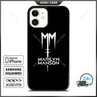 Marilyn Manson Phone Case for iPhone 14 Pro Max / iPhone 13 Pro Max / iPhone 12 Pro Max / XS Max / Samsung Galaxy Note 10 Plus / S22 Ultra / S21 Plus Anti-fall Protective Case Cover