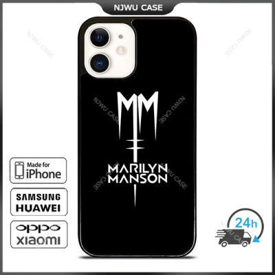 Marilyn Manson Phone Case for iPhone 14 Pro Max / iPhone 13 Pro Max / iPhone 12 Pro Max / XS Max / Samsung Galaxy Note 10 Plus / S22 Ultra / S21 Plus Anti-fall Protective Case Cover