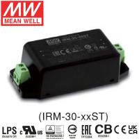 MEANWELL IRM-30-24ST สลับโหมดแหล่งจ่ายไฟ30วัตต์12โวลต์24โวลต์ AC DC หมายถึงดี PCB เมาโมดูลพลังงานสีเขียวอุปทาน