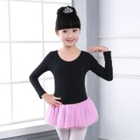 [Childrens clothing] ชุดกระโปรงชุดบัลเล่ต์ Tutu สีดำสำหรับเด็ก,ชุดเต้นชุดบัลเลต์เสื้อผ้านักบัลเล่ต์