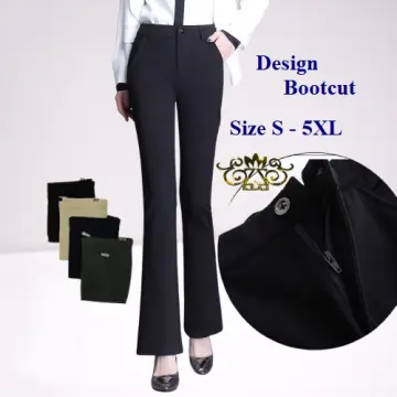 Seluar slack wanita Ladies Bootcut Long Pants Office wear OL