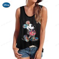 【HOT】❅✤ Print Elastic U Neck Sleeveless Streetwear S-5X