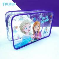 กระเป๋าดินสอ Frozen โฟรเซ่น FRN-229 ขนาด 23x14cm. ลายลิขสิทธิ์แท้ Frozen กระเป่าเครื่องสำอางค์ (1ใบ) พร้อมส่ง