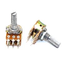 5 PCS WTH148 6 Pin Linear Taper Rotary Potentiometer 1K 5K 10K 20K 50K 100K 500K 1M Ohm 20mm Shaft 148 Variable Resistors