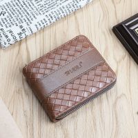 ZZOOI Vintage Wallet Men Short Card Holder Mini PU Leather Purse Mini Clutch Money Bag New Wallet 2022 Classic Top Quality Carteira