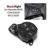 Car Steering Wheel Button Switch Cover Trim Kit for Mercedes Benz C E GLK Class W204 W212 X204