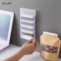 JO LIFE 10pcs/set Wall Mounted Portable Sealing Clip New Kitchen Storage Food Snack Seal Bag Clips Set