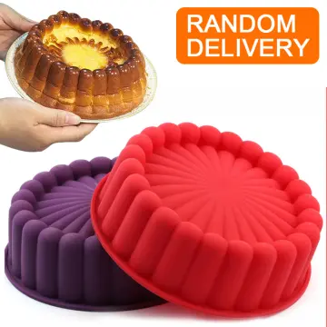 1pc Silicone Charlotte Cake Pan, Reusable Round Baking Molds For Strawberry  Shortcake Cheesecake Brownie Tart Pie