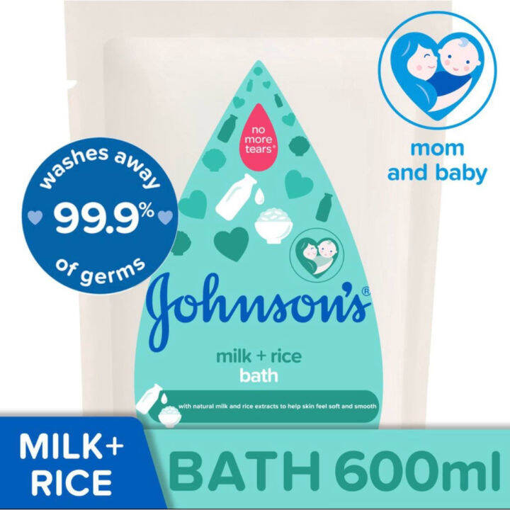Johnson's Milk+Rice Bath Refill 600ml Lazada PH
