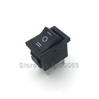 10pcs/lot rocker switch KCD1  black 6 pin 2 gear power button switch 6A/250V 10A/125V Electrical Circuitry  Parts