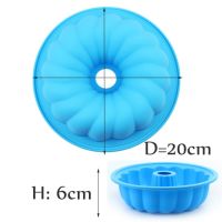 Round Silicone Cake Pan Mold Bakeware Molds for Cake Cookies Fondant Candy Silicone Baking 3D DIY Molds Good Quality Pan