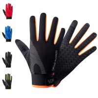 Motorcycle Bike Gloves Riding Adjustable Screen-touch Black Red Green Orange Simple Fashion Men Women Riding Driving Gloves