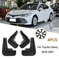 menglie912 4PCS สีดำกันชนรถ Mudflaps บังโคลนยางรถสำหรับ Toyota Camry Sport 2018 2019 2020 2021แผ่นกันกระเซ็นอุปกรณ์จัดแต่งทรงผม