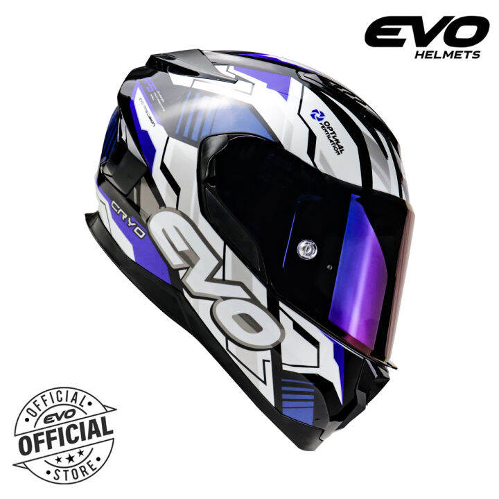 EVO AR01 Cryo Dual Visor Full Face Helmet with Free Clear Lens Lazada PH