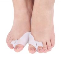 2Pcs Big Toe Straightener Silicone Gel Foot Fingers Toe Separator Bunion Adjuster Feet Pads Relief Foot Pain Insert Insole Shoes Accessories