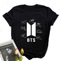 เสื้อยืดแฟชั่นแนวเกาหลี BTS,เสื้อลำลองสไตล์เกาหลีคอลเลกชันฤดูร้อนเสื้อผ้าวินเทจปี2022