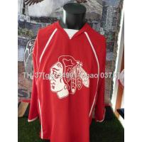 ❍▬∈ g40349011chao 037A เสื้อฮอกกี้น้ำแข็งมือสอง CHICAGO BLACKHAWKS 88 printed K3G ice hockey jersey size xxxl