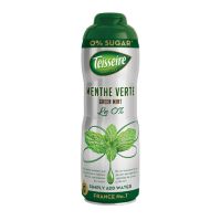 Teisseire Zero Sugar Green Mint Syrup เตสแซร์ ไซรัป กรีนมิ้นท์ ไซรัป 600ml.