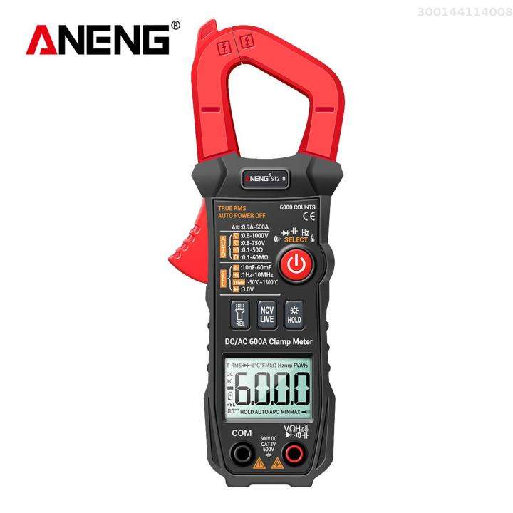 aneng-แคลมป์มิเตอร์มัลติมิเตอร์ดิจิทัลแบบมืออาชีพ-st210-dc-ac-600a-เครื่องทดสอบกระแสไฟฟ้านับมิเตอร์แอมแปร์จริง6000ชุดสำหรับระบบไฟฟ้า