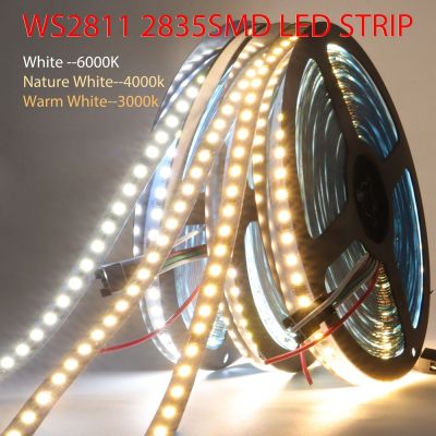 CW DC24V WS28112835SMDPixel Strip Chasing RunningLight 120Leds/m With Backflow MarqueeNature Warm White