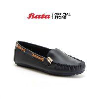 *Best Seller* Bata รองเท้าลำลองแฟชั่นหญิง MOCCASINE แบบสวม สีกรมท่า รหัส 5519596 Ladiesflat Fashion