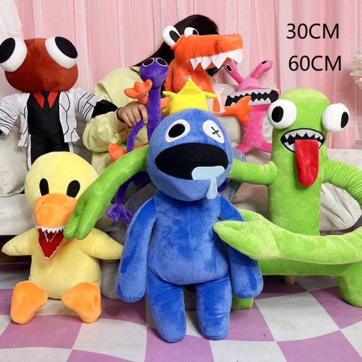 25cm Rainbow Friends Chapter 2 Plush Game Doll Blue Yellow Monster Rainbow  Friends Chapter 2 Cartoon Game Soft Stuffed Animal Halloween Christmas Gift  For Kids Toys