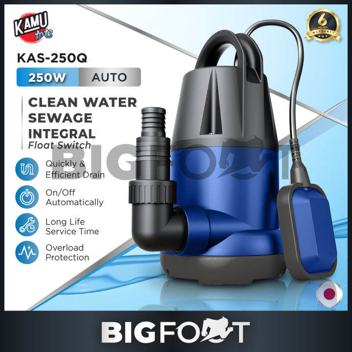 Japan Kamu Fish Pond Submersible Pump Pam Kolam Ikan 100w And 250w