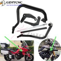 Motorcycle Fuel Tank Frame Protection Engine Guard Bumper Buffer Crash Bars for Ducati Multistrada MTS1200S MTS 1200 S 2009-2014 Covers