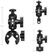 ✁﹉☸ 25MM Ball Head Mount Adapter รถจักรยานยนต์จักรยาน Handlebar คลิปกระจกมองหลังสำหรับ GoPro 10 9 8 กล้อง Mounts