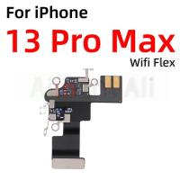 เสาอากาศสัญญาณ Wifi แบบเดิมสำหรับ iPhone 13 Pro Max Mini Bluetooth NFC Lidar Wi-Fi สัญญาณ GPS สายเคเบิลงอได้ซ่อมโทรศัพท์อะไหล่ LHG3762