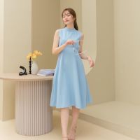 Doughnut Dress in Babyblue (สีฟ้า)