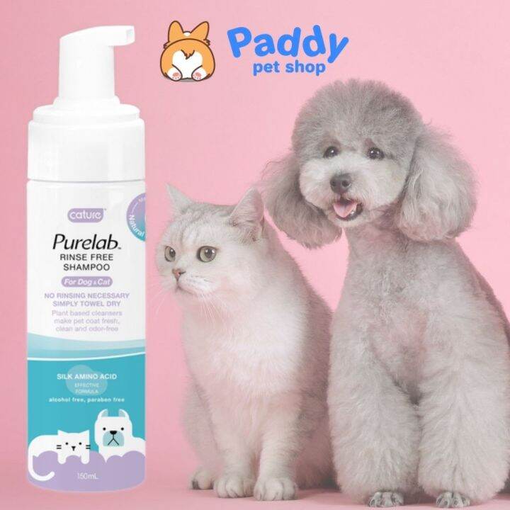 Sữa Tắm Khô Chó Mèo Cature Purelab Rinse Free (150ml) Lazada.vn