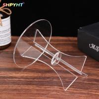 Acrylic Transparent 112 Dollhouse Miniature Garden Furniture Simple Round Table Coffee Table Doll House Decor Creative Gift 1pc