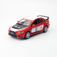 1:32 Scale Diecast ของเล่นรุ่น Mitsubishi Evolution X 10 WRC Racing รถเสียงดึงกลับการศึกษาของขวัญสำหรับเด็ก