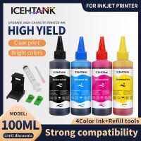 【Itian Pavilion】 Icehtank 400Ml หมึกเติมสำหรับ Canon PG445 XL PG 445 CL446สำหรับ Canon Pixma IP2810 MG2410 MG2510 MG2440 MX494 MG2940 MG254